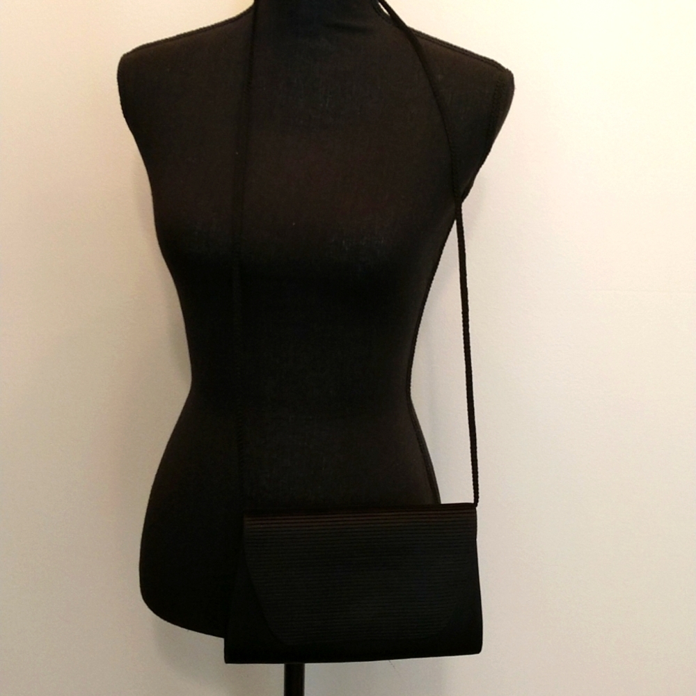 Carla Marchi Women’s Crossbody Black Dress‎ Purse